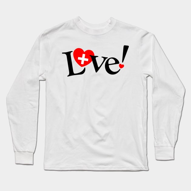 Love Heals - L+ve Long Sleeve T-Shirt by iconymous